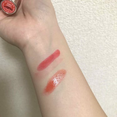 민주 on LIPS 「A'PIEUのOR01番です💄💗💗わかりにくいですが、下の色で..」（2枚目）