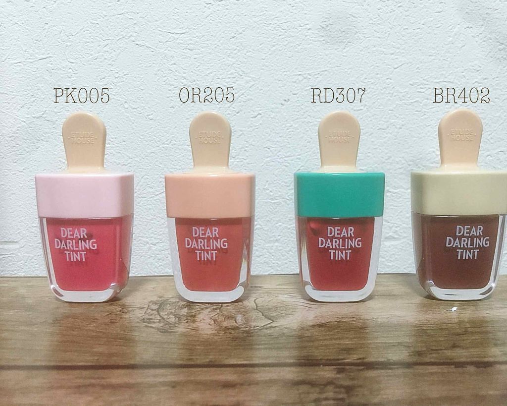 ディアダーリン ウォータージェルティント (アイスティント)/ETUDE/口紅を使ったクチコミ(1枚目)