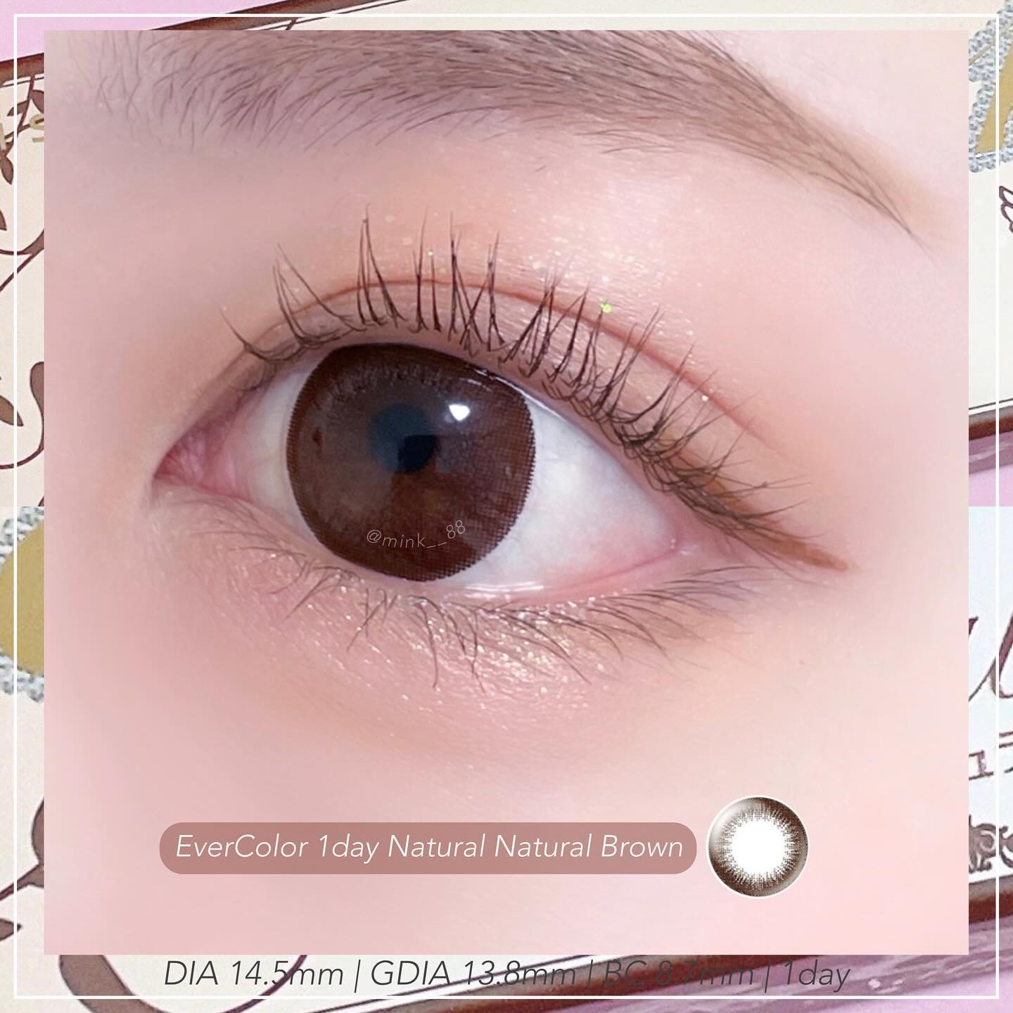 エバーカラーワンデー ナチュラル/エバーカラー/ワンデー（１DAY）カラコンを使ったクチコミ（2枚目）