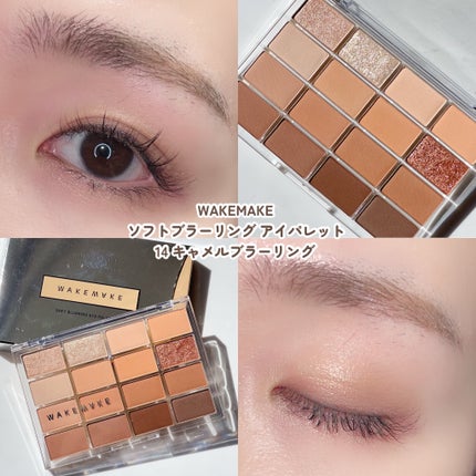 ソフトブラーリングアイパレット/wakemake/アイシャドウパレットを使ったクチコミ(8枚目)