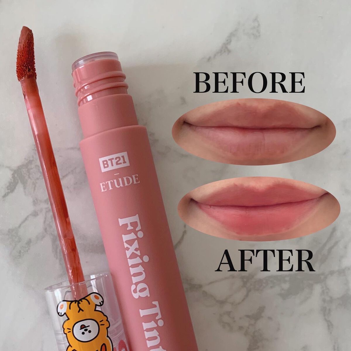 フィクシングティント/ETUDE/リップティントを使ったクチコミ（2枚目）