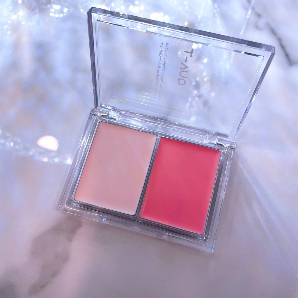 グロウメルティングパレット/QUA-T/ジェル・クリームチークを使ったクチコミ（2枚目）