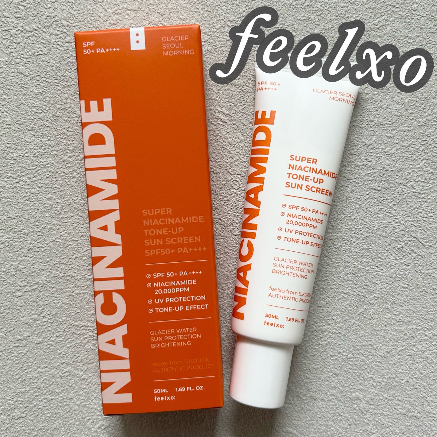 スーパー ナイアシンアミド トーンアップ サンスクリーン/feelxo/日焼け止めクリームを使ったクチコミ(1枚目)