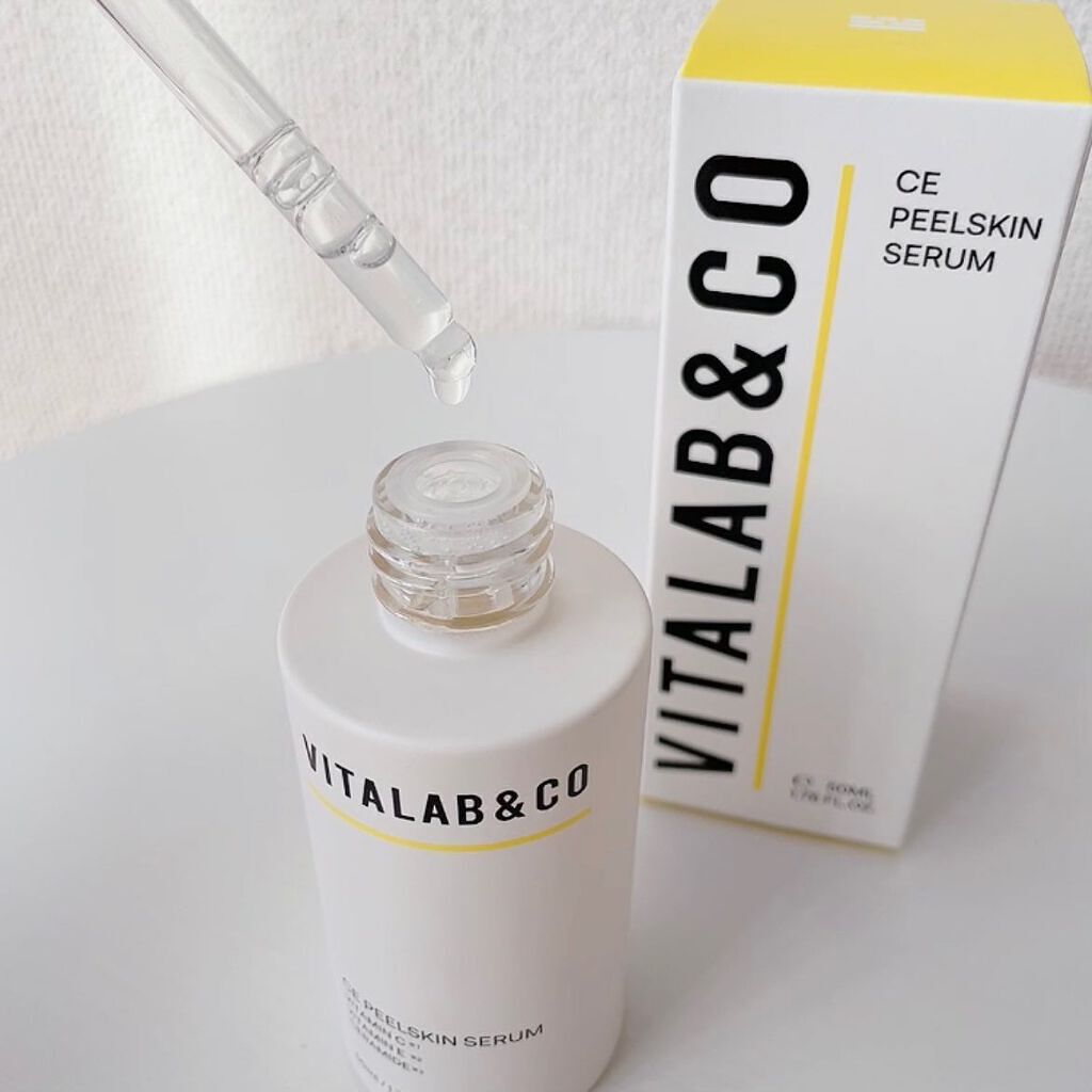 ビタラボ CEピールスキンセラム/VITALAB&CO/美容液を使ったクチコミ(3枚目)