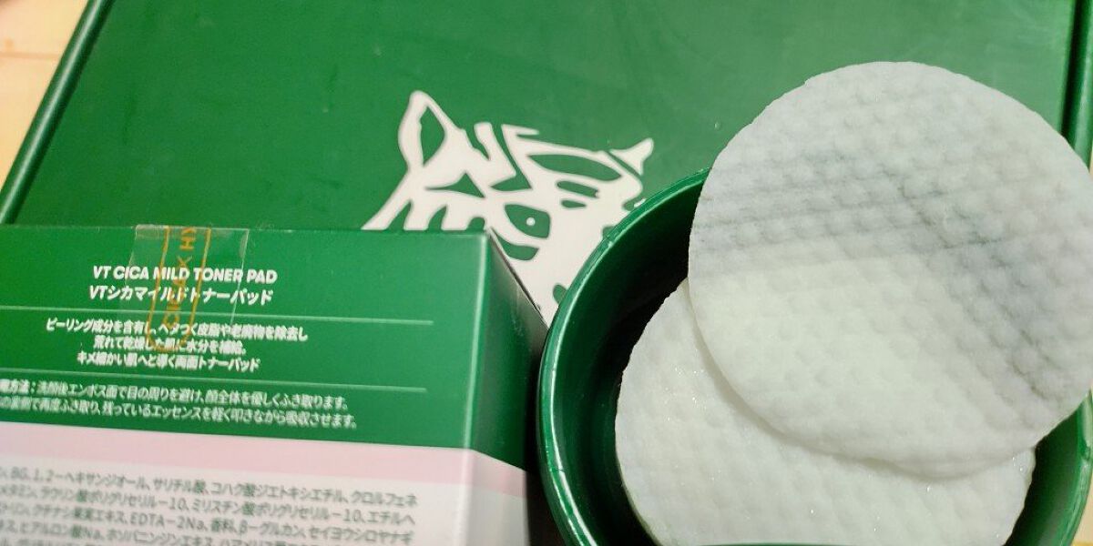 CICA マイルドトナーパッド/VT/トナーパッドを使ったクチコミ（1枚目）