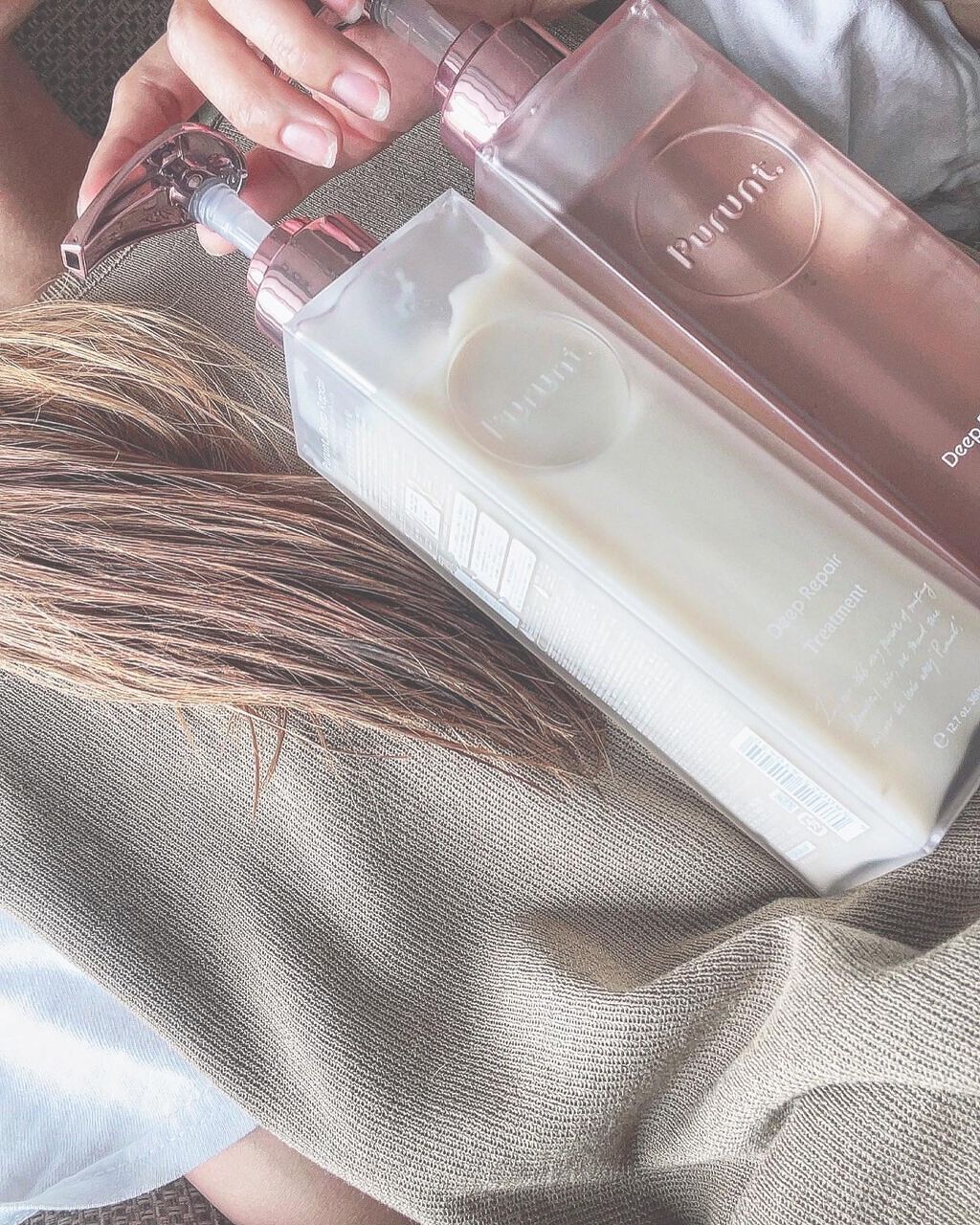 プルント ディープリペア美容液シャンプー/トリートメント/Purunt./市販シャンプーを使ったクチコミ(2枚目)