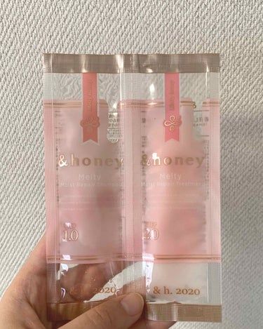 &honey Melty モイストリペア シャンプー1.0／モイストリペア ヘアトリートメント2.0/&honey/シャンプー・コンディショナーを使ったクチコミ（1枚目）