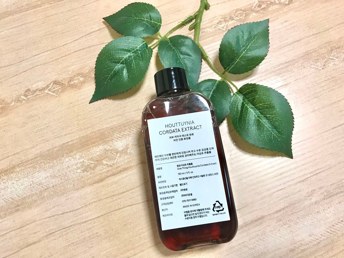 ドクダミ化粧水/ONE THING/化粧水を使ったクチコミ(4枚目)