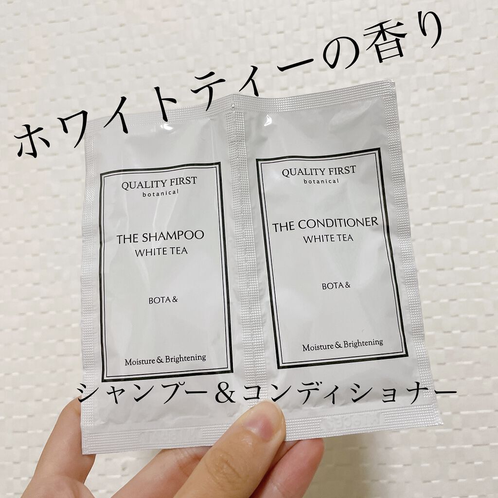 ボタアンド ザ シャンプー <WHITE TEA>/クオリティファースト/市販シャンプーを使ったクチコミ（1枚目）