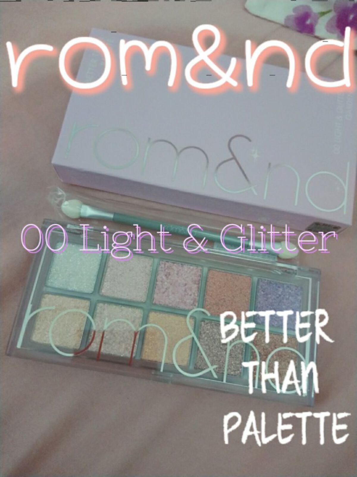 ベターザンパレット/rom&nd/アイシャドウパレットを使ったクチコミ(1枚目)
