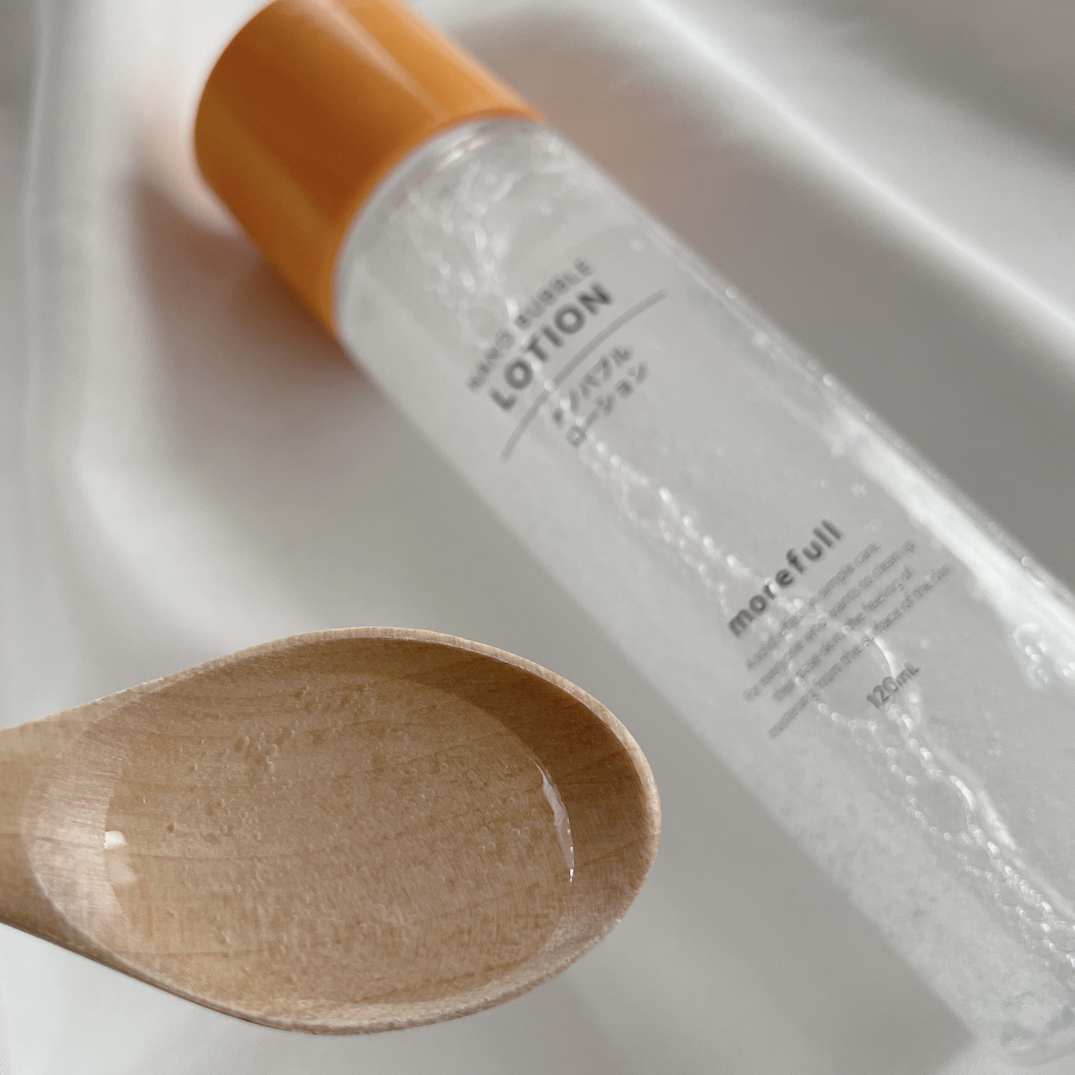 ナノバブルローション/morefull /化粧水を使ったクチコミ（3枚目）