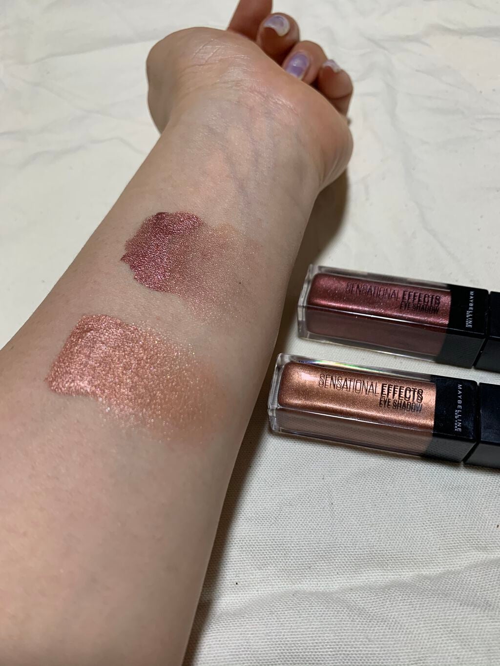 センセーショナルエフェクト アイシャドウ/MAYBELLINE NEW YORK/リキッドアイシャドウを使ったクチコミ(1枚目)