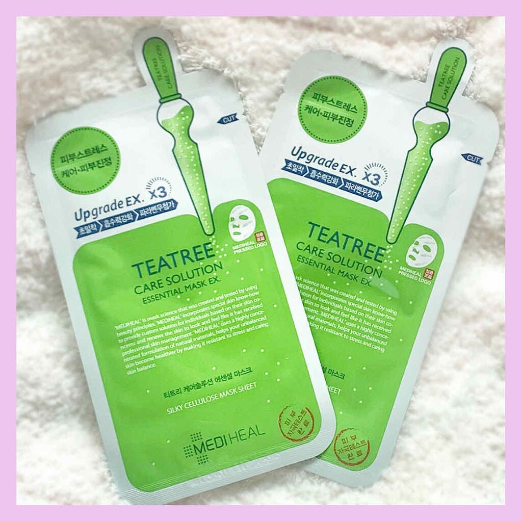 ティーツリーケアソリューション アンプルマスクJEX/MEDIHEAL/シートマスク・パックを使ったクチコミ(1枚目)