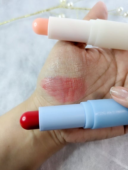 グラスティンティッドリップバーム/TOCOBO/リップバームを使ったクチコミ(2枚目)