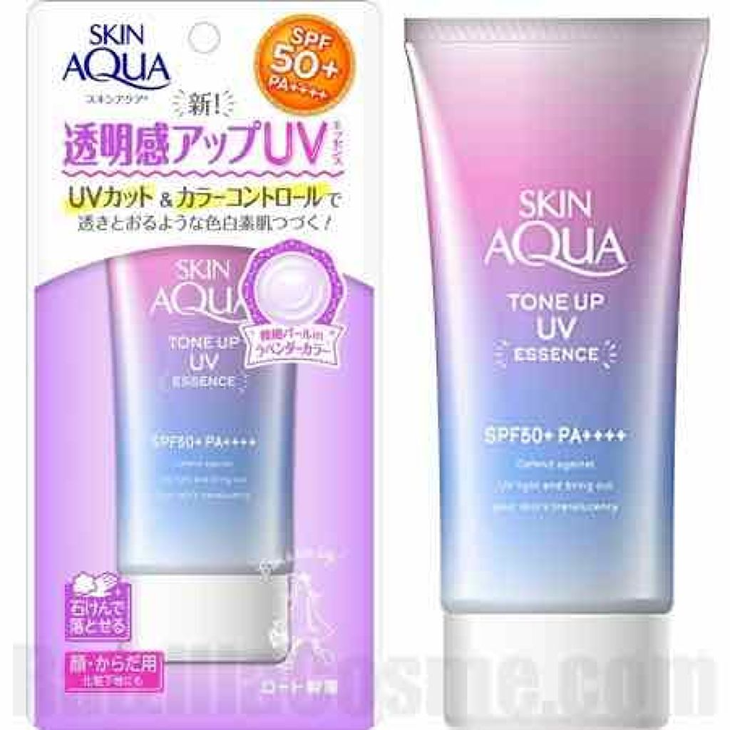 スキンアクア トーンアップUVエッセンス/スキンアクア/日焼け止めクリームを使ったクチコミ（1枚目）