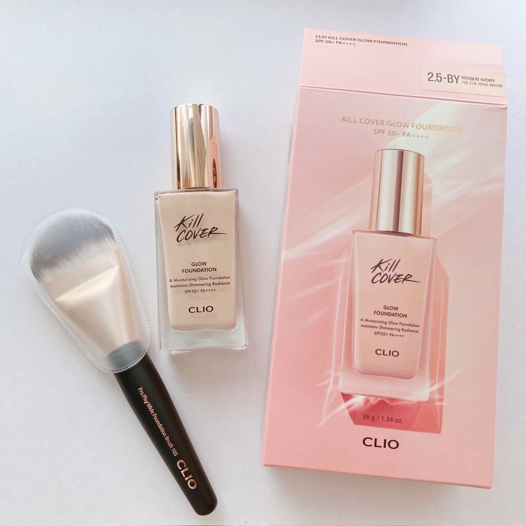 キルカバー グロウ ファンデーション/CLIO/リキッドファンデーションを使ったクチコミ（1枚目）