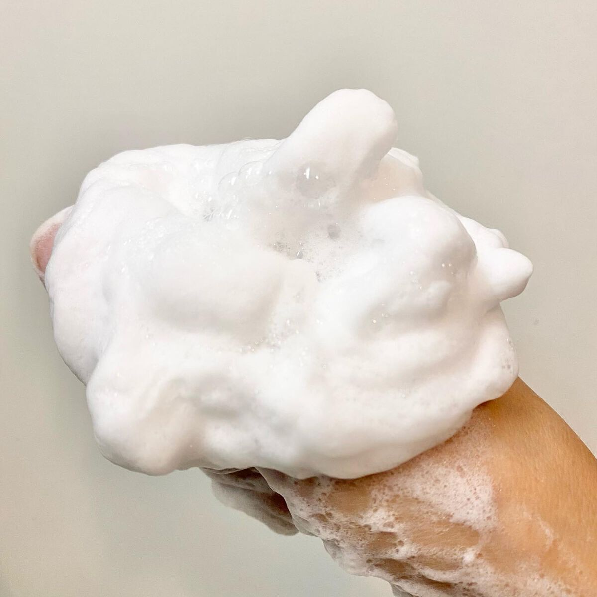 マイクロフォーム クレンザー(夜用洗顔)/LAGOM /クレンジングクリームを使ったクチコミ（2枚目）