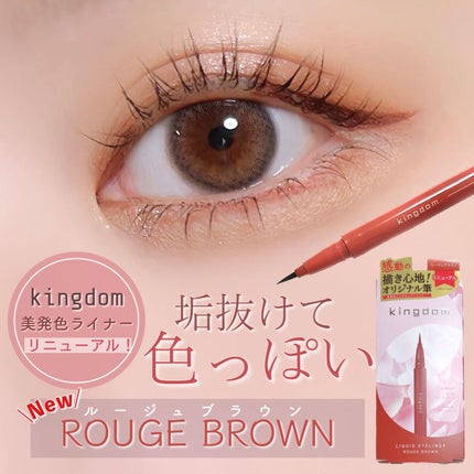 キングダム リキッドアイライナーR1/キングダム/リキッドアイライナーを使ったクチコミ(1枚目)