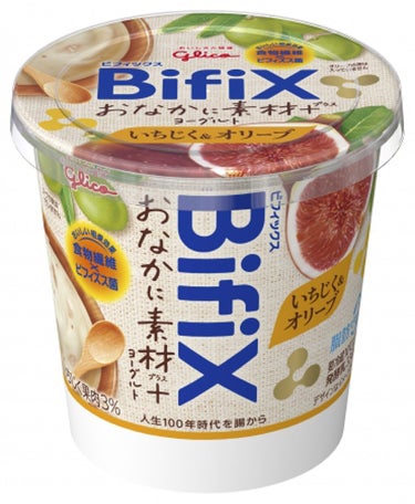 BIFIXおなかに素材＋ヨーグルト  いちじく＆オリーブ グリコ