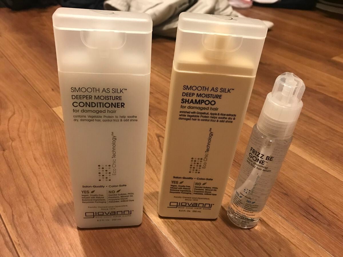フリッズビーゴーン スムージング ヘアセラム/giovanni/ヘアオイルを使ったクチコミ(1枚目)