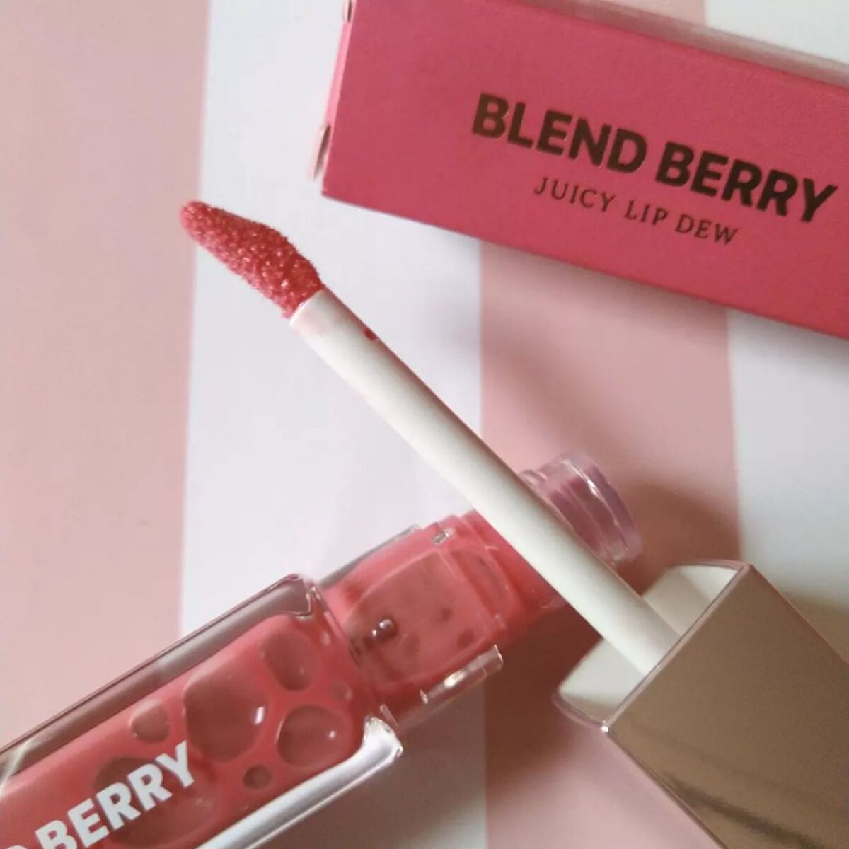 ジューシィリップデュウ/BLEND BERRY/口紅を使ったクチコミ(3枚目)