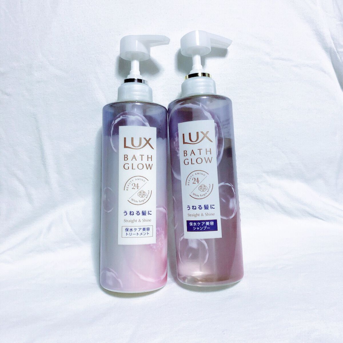 バスグロウ ストレート&シャイン シャンプー/トリートメント/LUX/市販シャンプーを使ったクチコミ（2枚目）