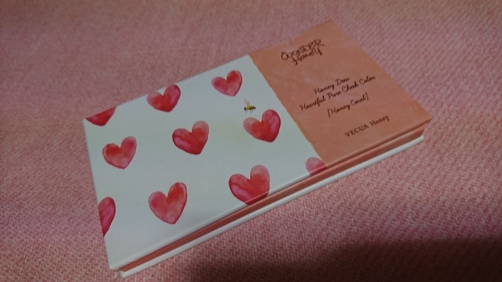 ワンダーハニー ハートフルなピュアチーク/VECUA Honey/パウダーチークを使ったクチコミ（1枚目）