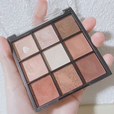 UR GLAM　BLOOMING EYE COLOR PALETTE/U R GLAM/パウダーアイシャドウを使ったクチコミ（2枚目）