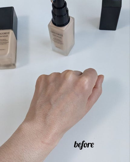 ゼン ウェア フルイド/DECORTÉ/リキッドファンデーションを使ったクチコミ(4枚目)