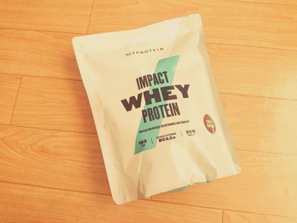 Impact ホエイ プロテイン/MYPROTEIN/ホエイプロテインを使ったクチコミ(1枚目)