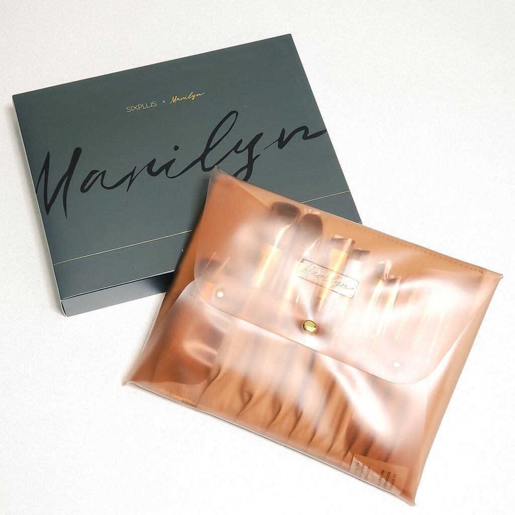 SIXPLUS X MARILYN 10本メイクアップブラシセット/SIXPLUS/メイクブラシを使ったクチコミ(1枚目)