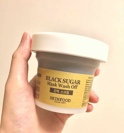 ブラックシュガーマスク ウォッシュオフ/SKINFOOD/洗い流すパック・マスクを使ったクチコミ(1枚目)