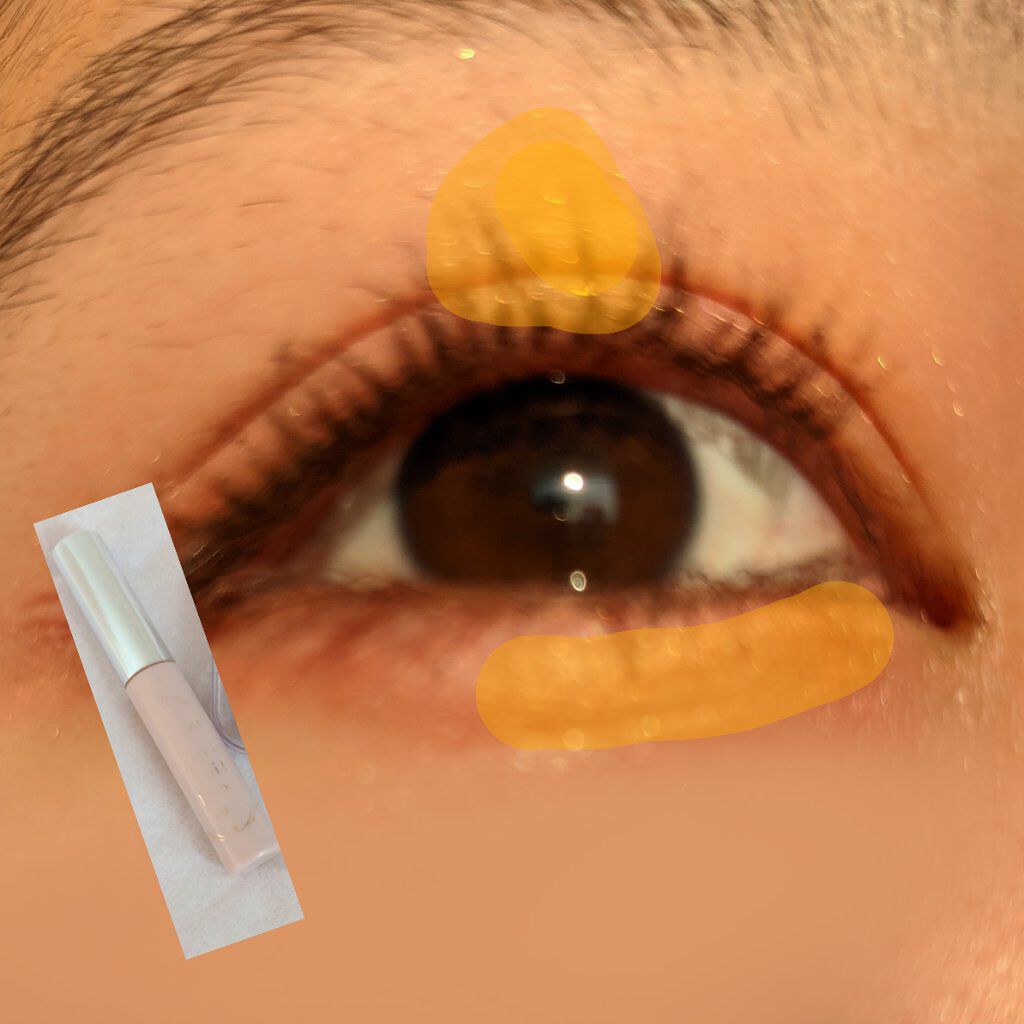 ブラウンアイライナー細芯/CEZANNE/リキッドアイライナーを使ったクチコミ（3枚目）