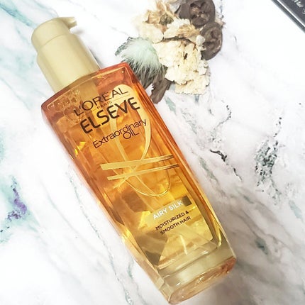 ロレアル パリ エクストラオーディナリー オイル エアリー シルク/ロレアル パリ/ヘアオイルを使ったクチコミ(2枚目)
