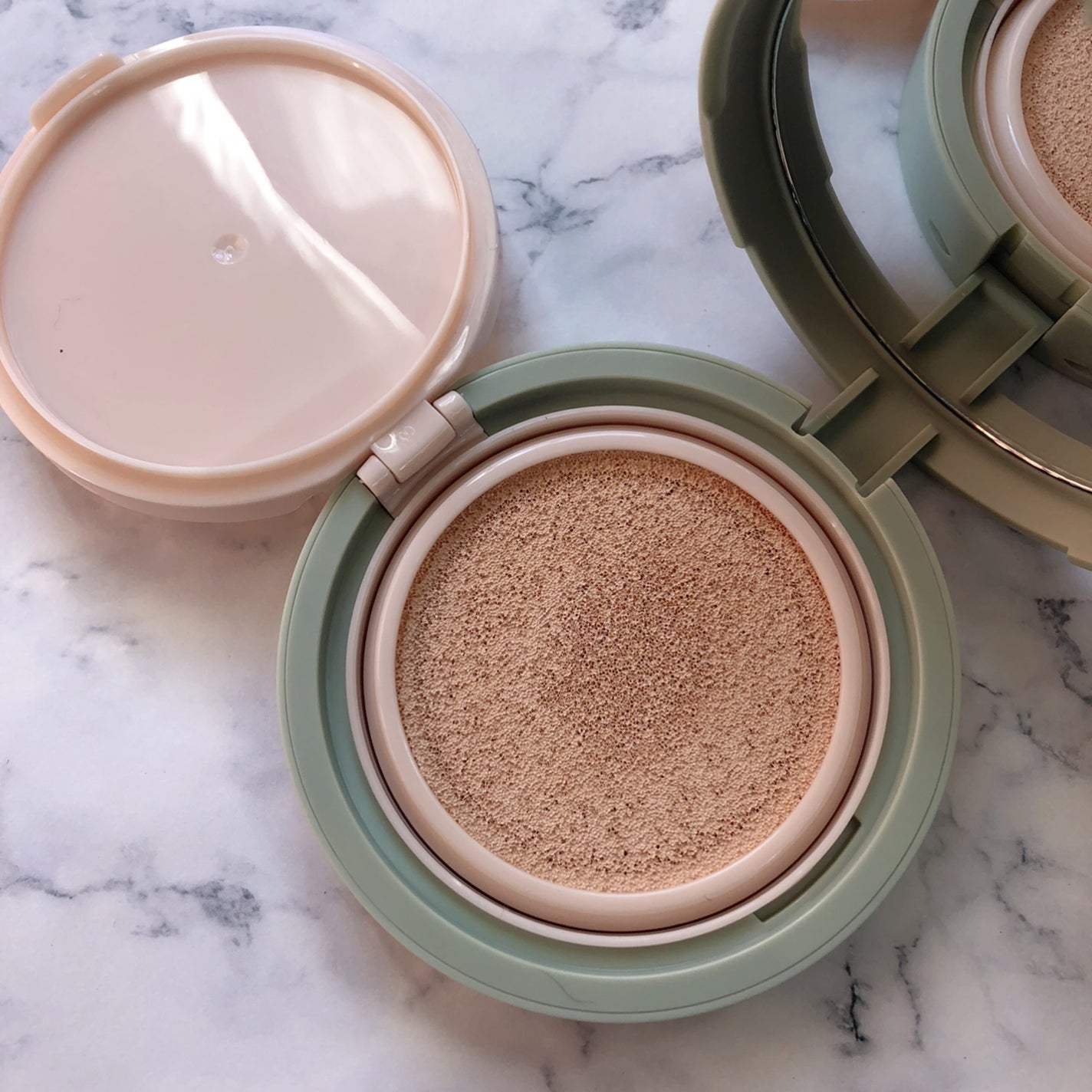 ジヴェルニー 密着カバークッション/GIVERNY/クッションファンデーションを使ったクチコミ(5枚目)