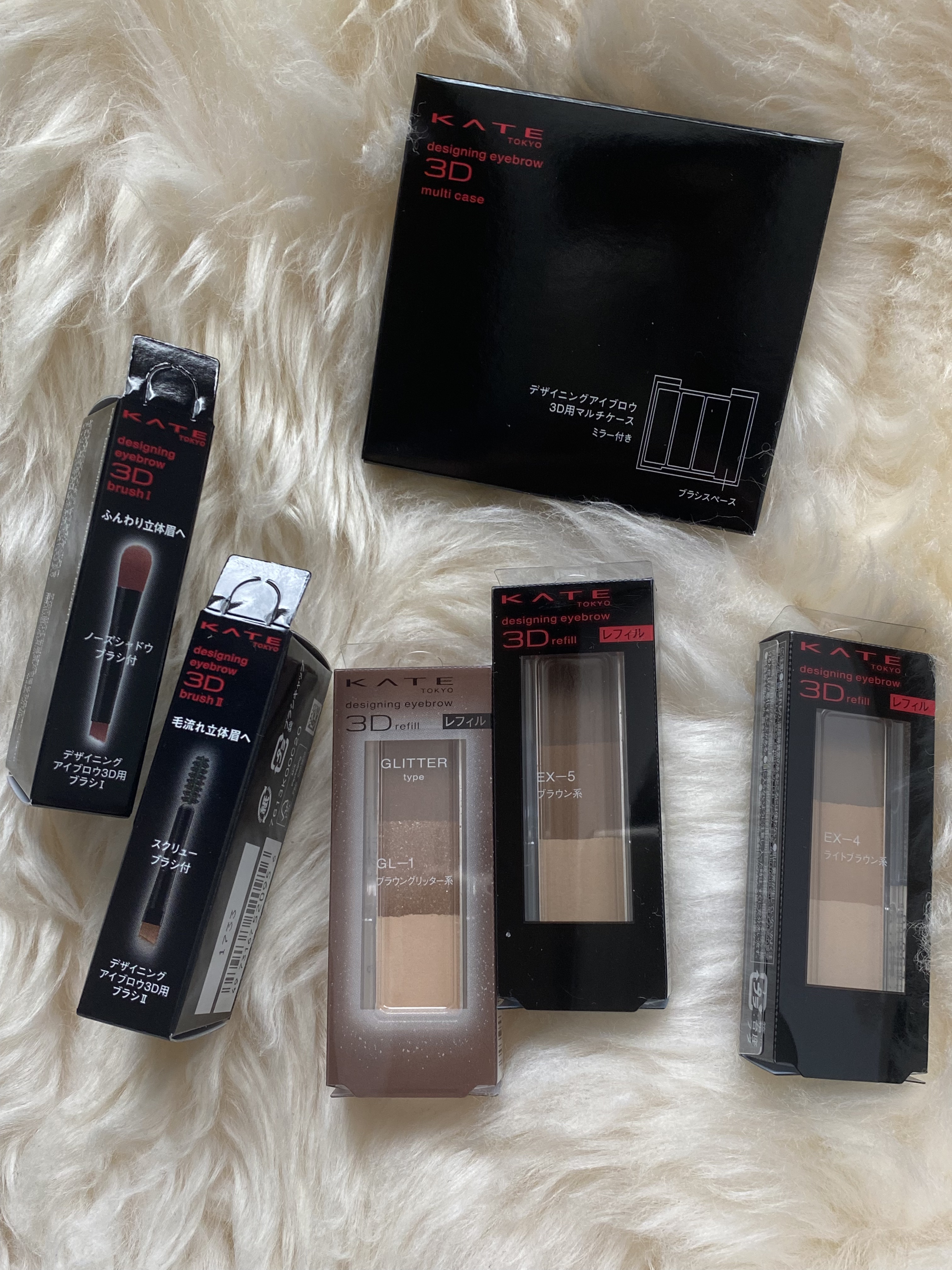ケイト デザイニングアイブロウ3D EX-5 ブラウン系(レフィル)/KATE/パウダーアイブロウを使ったクチコミ（2枚目）