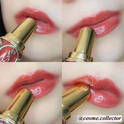 ルージュ ヴォリュプテ シャイン/YVES SAINT LAURENT BEAUTE/口紅を使ったクチコミ(4枚目)