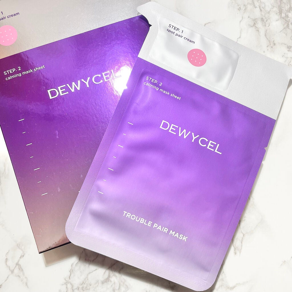 トラブルペアーマスク/DEWYCEL/シートマスク・パックを使ったクチコミ(1枚目)