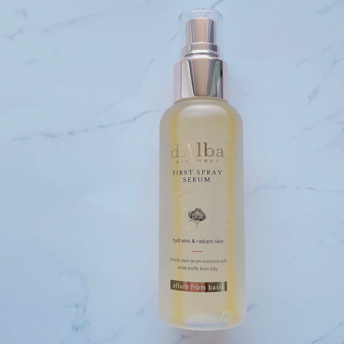 ダルバ ホワイトトリュフファーストスプレーセラム/ダルバ/ミスト状化粧水を使ったクチコミ(4枚目)