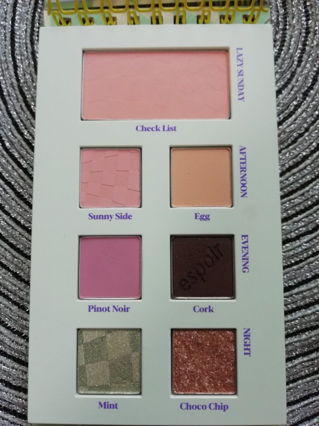 22S/Sルックブック ミントチェック/espoir/アイシャドウパレットを使ったクチコミ（3枚目）