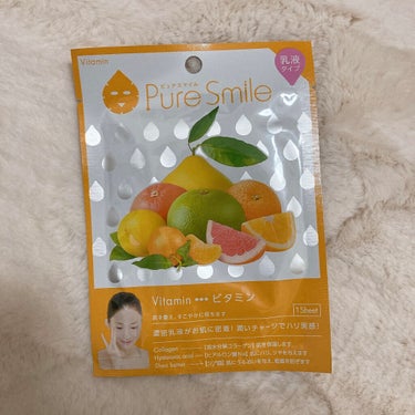 Pure Smile 乳液エッセンスマスク ビタミンのクチコミ「水々しいフルーツの香りに包まれて


こんにちは！白うさぎです！🐇
今回はPure Smile.....」（2枚目）