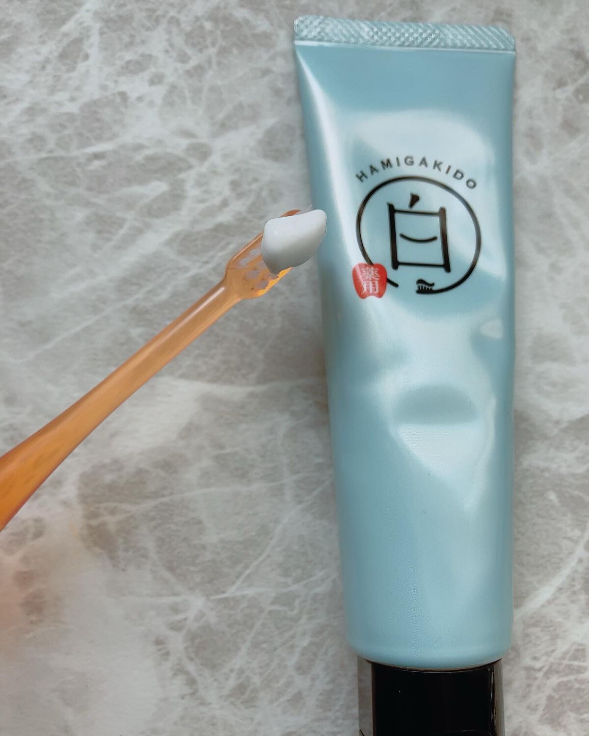 歯磨き堂 薬用ホワイトニングペースト/歯磨き堂/歯磨き粉を使ったクチコミ（2枚目）