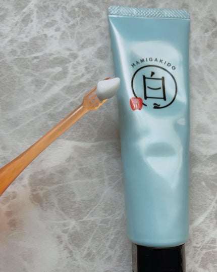 歯磨き堂 薬用ホワイトニングペースト/歯磨き堂/歯磨き粉を使ったクチコミ(2枚目)