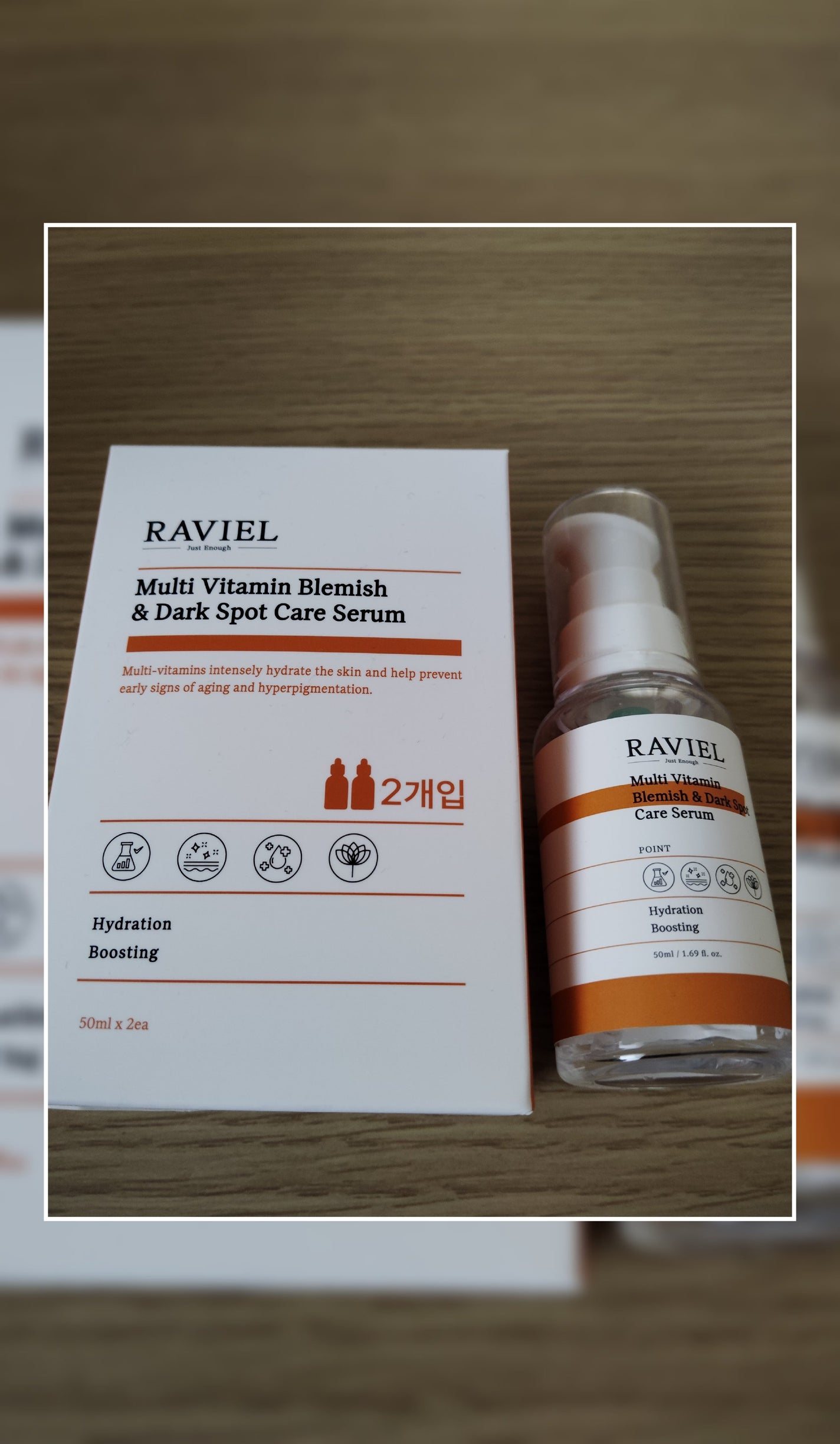 マルチビタミンブレミッシュ&ダークスポットケアセラム/RAVIEL/美容液を使ったクチコミ(1枚目)