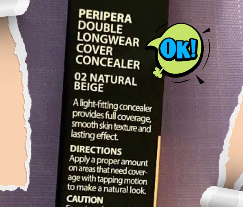 ダブル ロングウェアー カバー コンシーラー 02 NATURAL BEIGE/PERIPERA/リキッドコンシーラーを使ったクチコミ（2枚目）