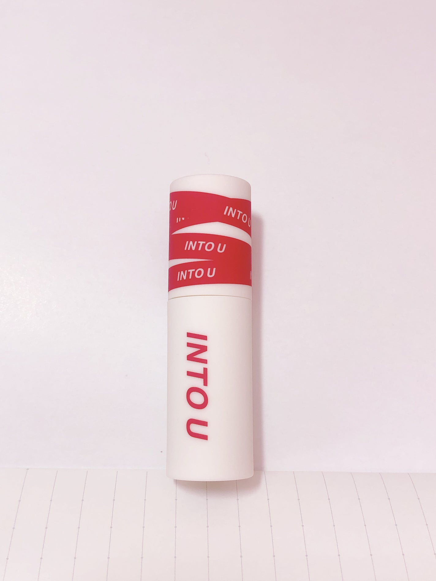 スーパーマットリップ&チークマッド/INTO U/口紅を使ったクチコミ(1枚目)