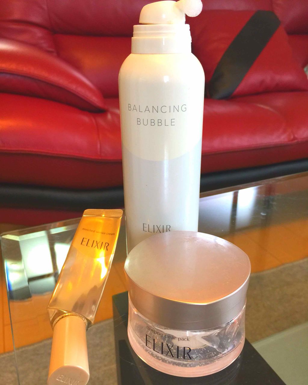 エリクシール ホワイト ブライトニング スリーピングジェルパック/エリクシール/フェイスクリームを使ったクチコミ（1枚目）