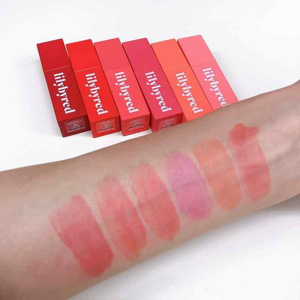 ブラッディライアー コーティングティント/lilybyred/リップティントを使ったクチコミ（3枚目）