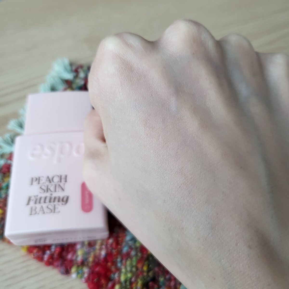 ピーチスキンフィッティングベース オールニュー SPF50 PA++++/espoir/化粧下地を使ったクチコミ（3枚目）