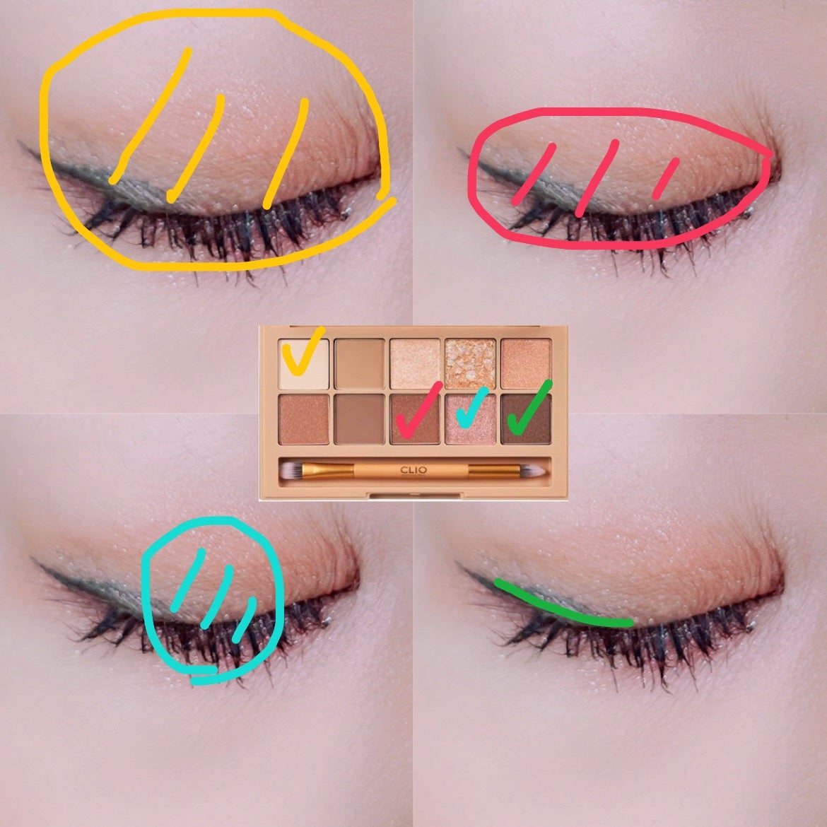 プロ アイ パレット/CLIO/アイシャドウパレットを使ったクチコミ(2枚目)